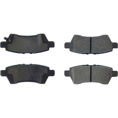 Centric Parts Disc Brake Pad Set Semi-Metallic Posi Quiet for 2004-2012 Nissan Pathfinder 104.11010