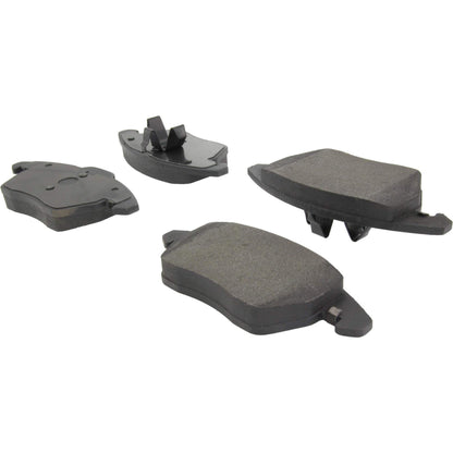 Centric Parts Disc Brake Pad Set Posi Quiet Semi-Metallic with noise/vibration elimination for 2008-2010 Peugeot 307 2013-2014 Peugeot 3008 2011-2015 RCZ 104.11071
