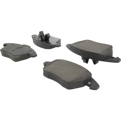 Centric Parts Disc Brake Pad Set Posi Quiet Semi-Metallic with noise/vibration elimination for 2008-2010 Peugeot 307 2013-2014 Peugeot 3008 2011-2015 RCZ 104.11071