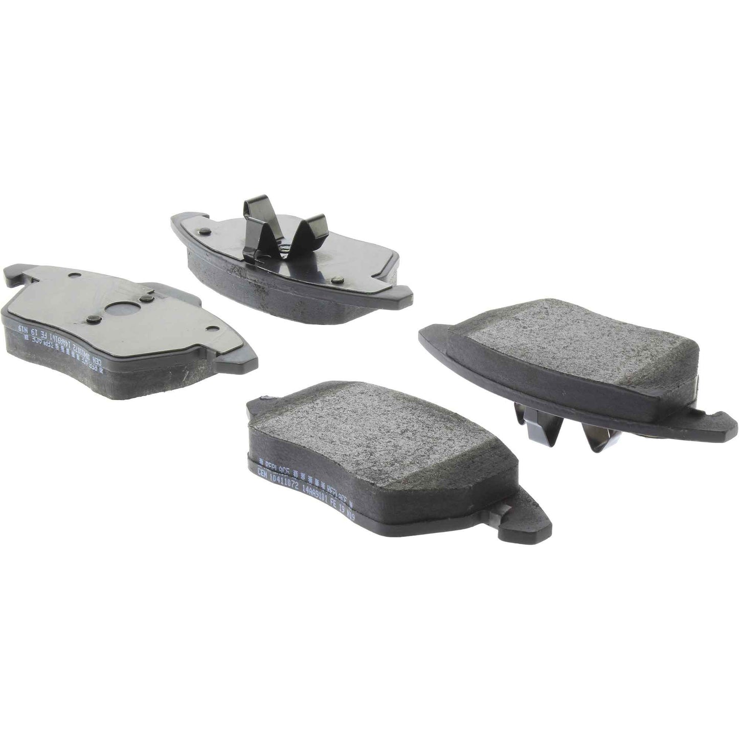 Centric Parts Disc Brake Pad Set Posi Quiet Semi-Metallic with Hardware for 2015-2018 Audi A1, 2017 Seat Ibiza, 2012-2019 VW Beetle, 2011-2018 Jetta, 2017-2018 Polo, 2018-2019 Vento 104.11072