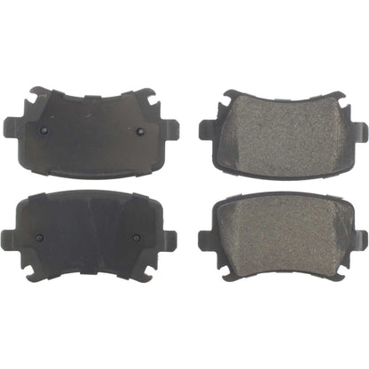 Centric Parts Disc Brake Pad Set Posi Quiet Semi-Metallic with Hardware 104.11080