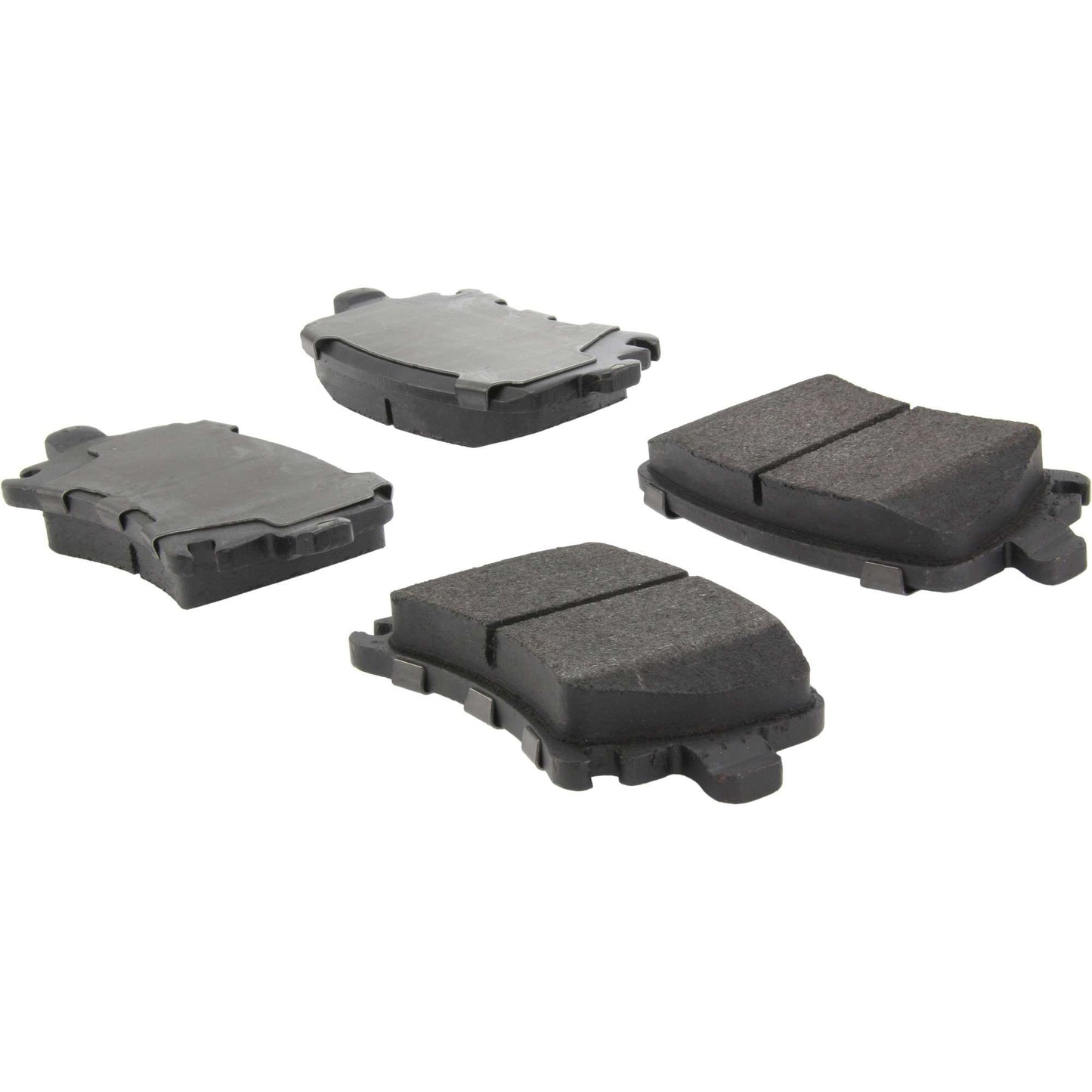 Centric Parts Semi-Metallic Brake Pad Set Posi Quiet 100% Scorched for Audi S3 2008-2012, TT 2009-2010, Seat Leon 2016, VW CC 2009-2016
