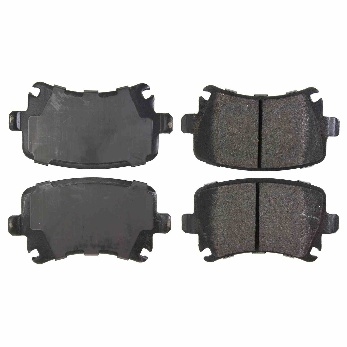 Centric Parts Semi-Metallic Brake Pad Set Posi Quiet 100% Scorched for Audi S3 2008-2012, TT 2009-2010, Seat Leon 2016, VW CC 2009-2016