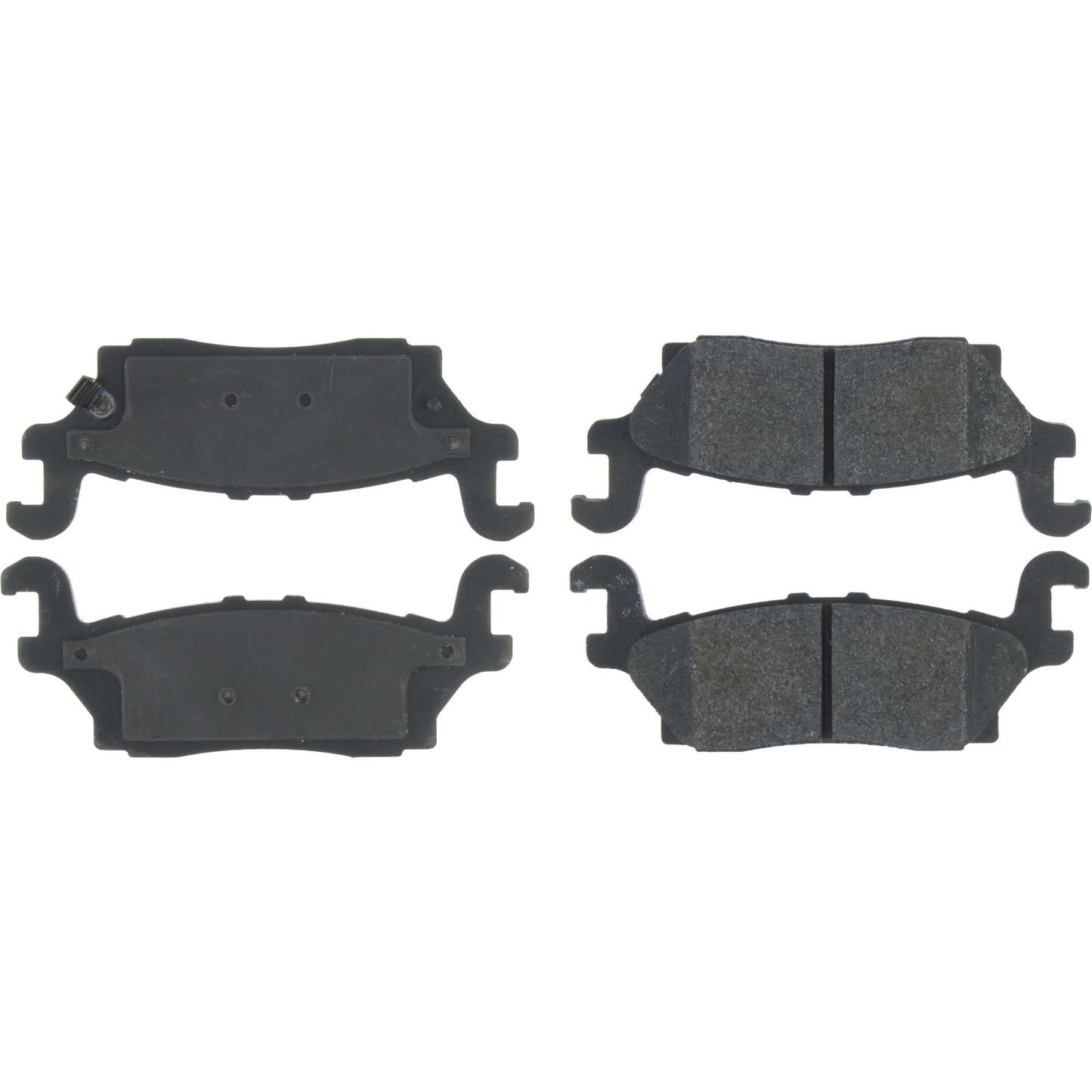 Centric Parts Disc Brake Pad Set Semi-Metallic with Posi Quiet for 2006-2010 H3/H3T 104.11200