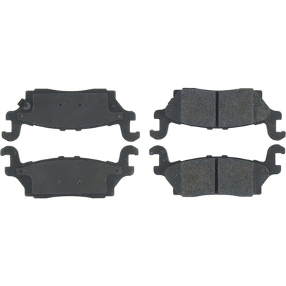 Centric Parts Disc Brake Pad Set Semi-Metallic with Posi Quiet for 2006-2010 H3/H3T 104.11200