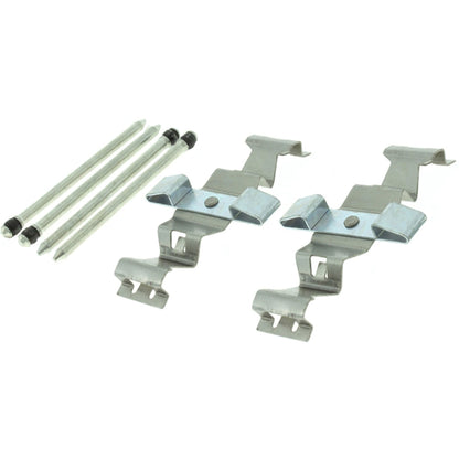 Centric Parts Disc Brake Pad Set Posi Quiet Semi-Metallic with Hardware for 2005-2021 Chrysler 300, Dodge Challenger, Charger, Magnum, Jeep Grand Cherokee 104.11490