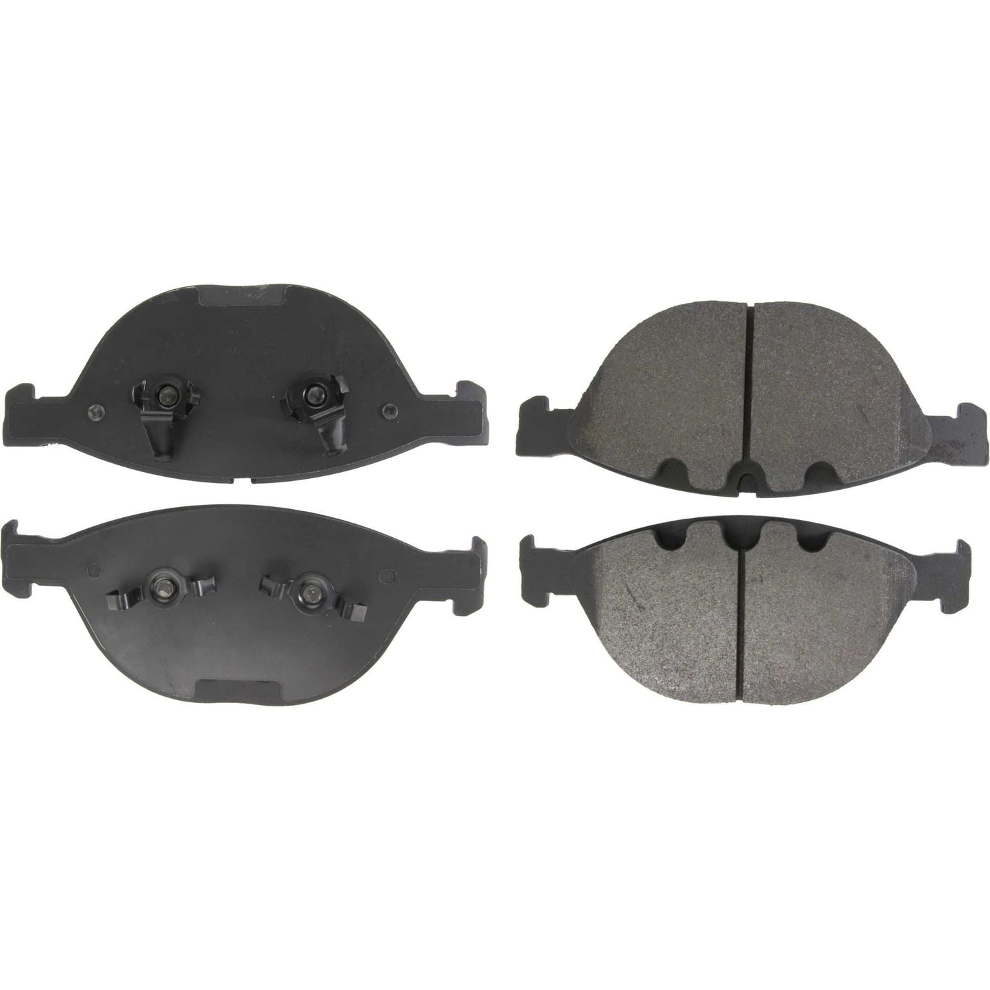 Centric Parts Disc Brake Pad Set Semi-Metallic with Posi Quiet for 2008-2007 BMW Alpina B7 2010-2006 M5 2011-2006 M6 104.11510