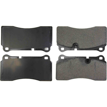 Centric Parts Disc Brake Pad Set Semi-Metallic with Posi Quiet for Audi R8 2008-2012, R8 2014-2015, R8 2017-2018, Lamborghini Diablo 1995-2001, Murcielago 2001-2005 104.11550