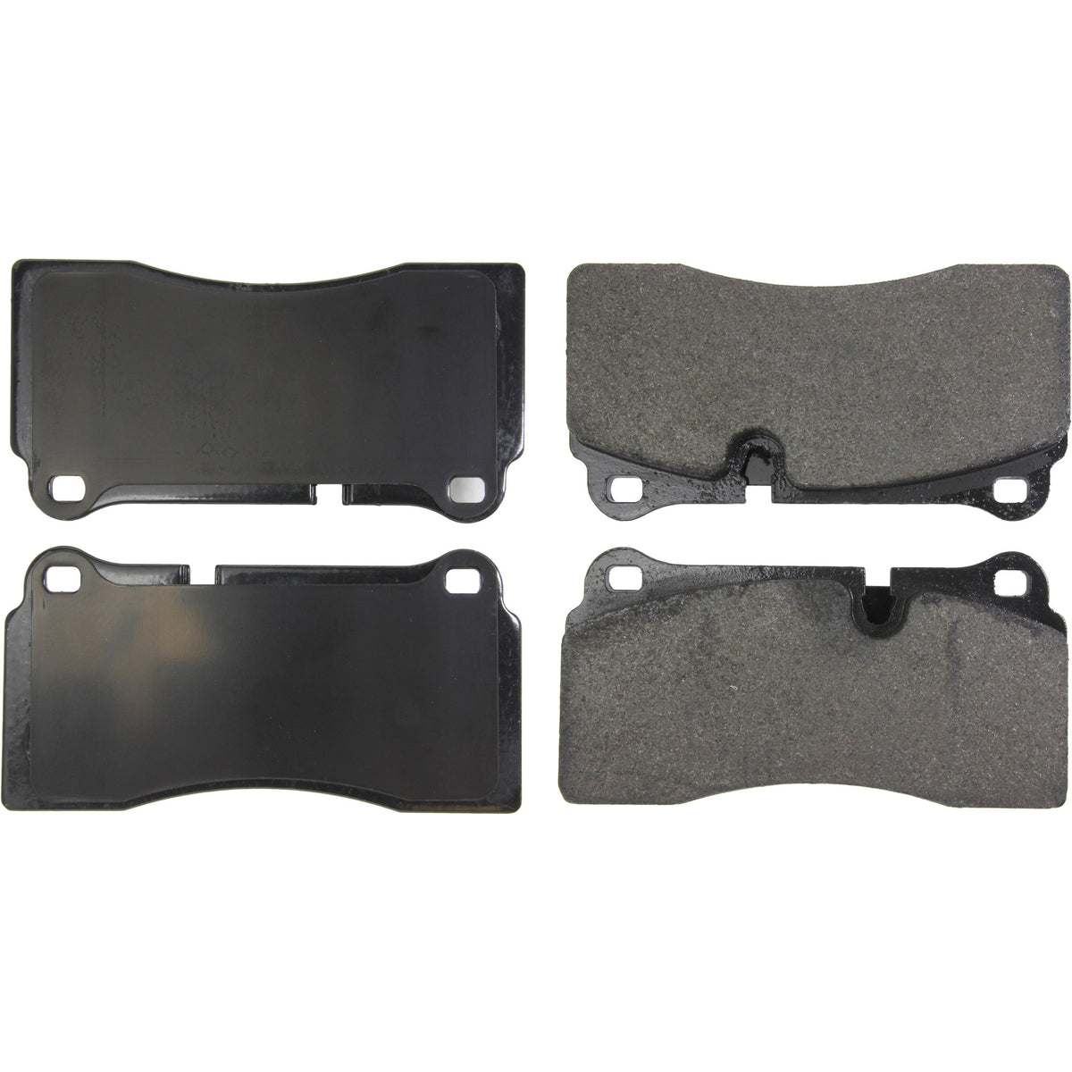 Centric Parts Disc Brake Pad Set Semi-Metallic with Posi Quiet for Audi R8 2008-2012, R8 2014-2015, R8 2017-2018, Lamborghini Diablo 1995-2001, Murcielago 2001-2005 104.11550