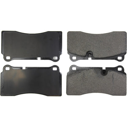 Centric Parts Disc Brake Pad Set Semi-Metallic with Posi Quiet for Audi R8 2008-2012, R8 2014-2015, R8 2017-2018, Lamborghini Diablo 1995-2001, Murcielago 2001-2005 104.11550