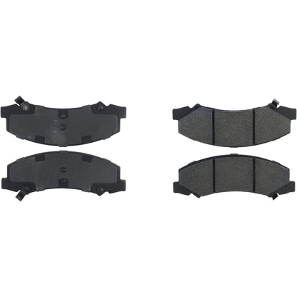 Centric Parts Disc Brake Pad Set Semi-Metallic with Posi Quiet for 2008-2016 Buick Allure LaCrosse Lucerne Cadillac DTS Chevrolet Impala Monte Carlo 104.11590