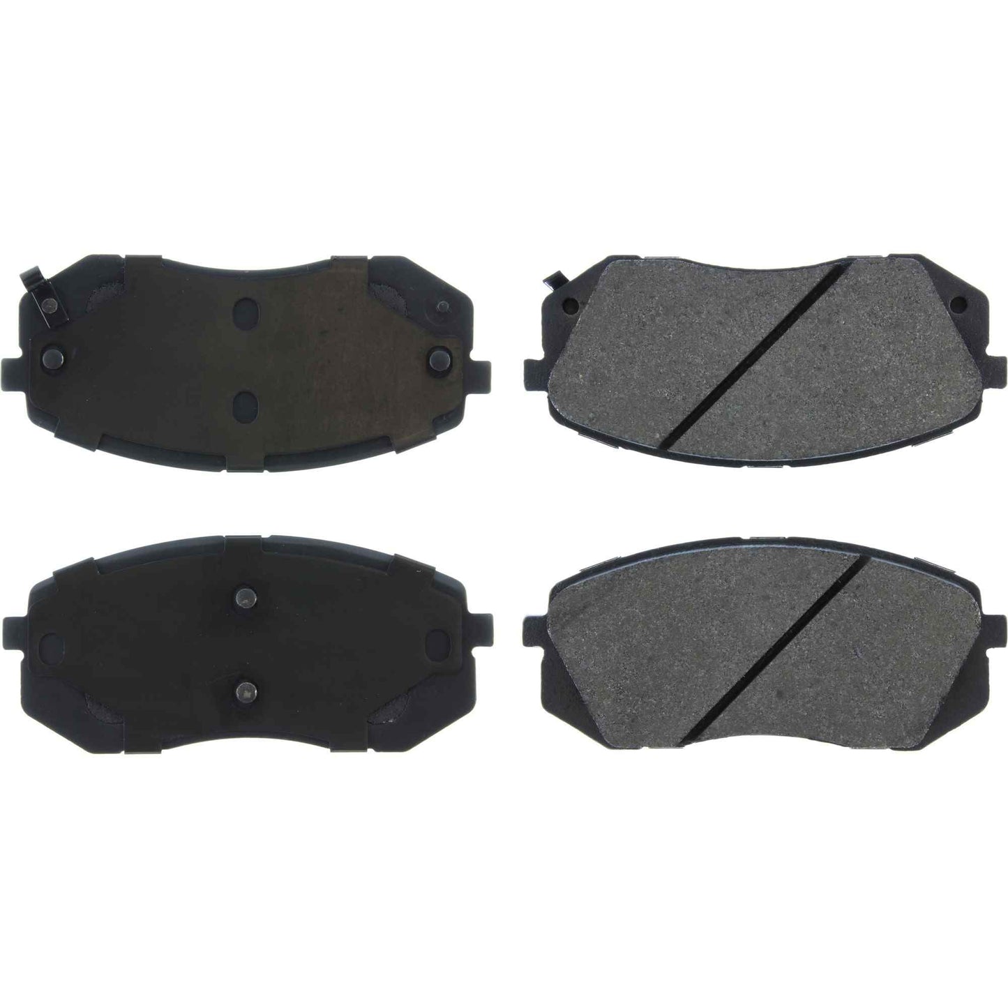 Centric Parts Disc Brake Pad Set Semi-Metallic with Posi Quiet for 2016-2017 Hyundai Tucson 2009-2012 Kia Rondo 104.12951