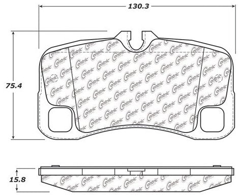 Centric Parts Disc Brake Pad Set 104.13000