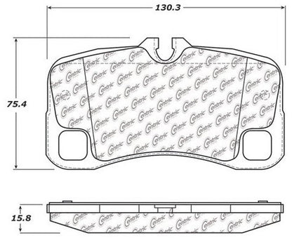 Centric Parts Disc Brake Pad Set 104.13000