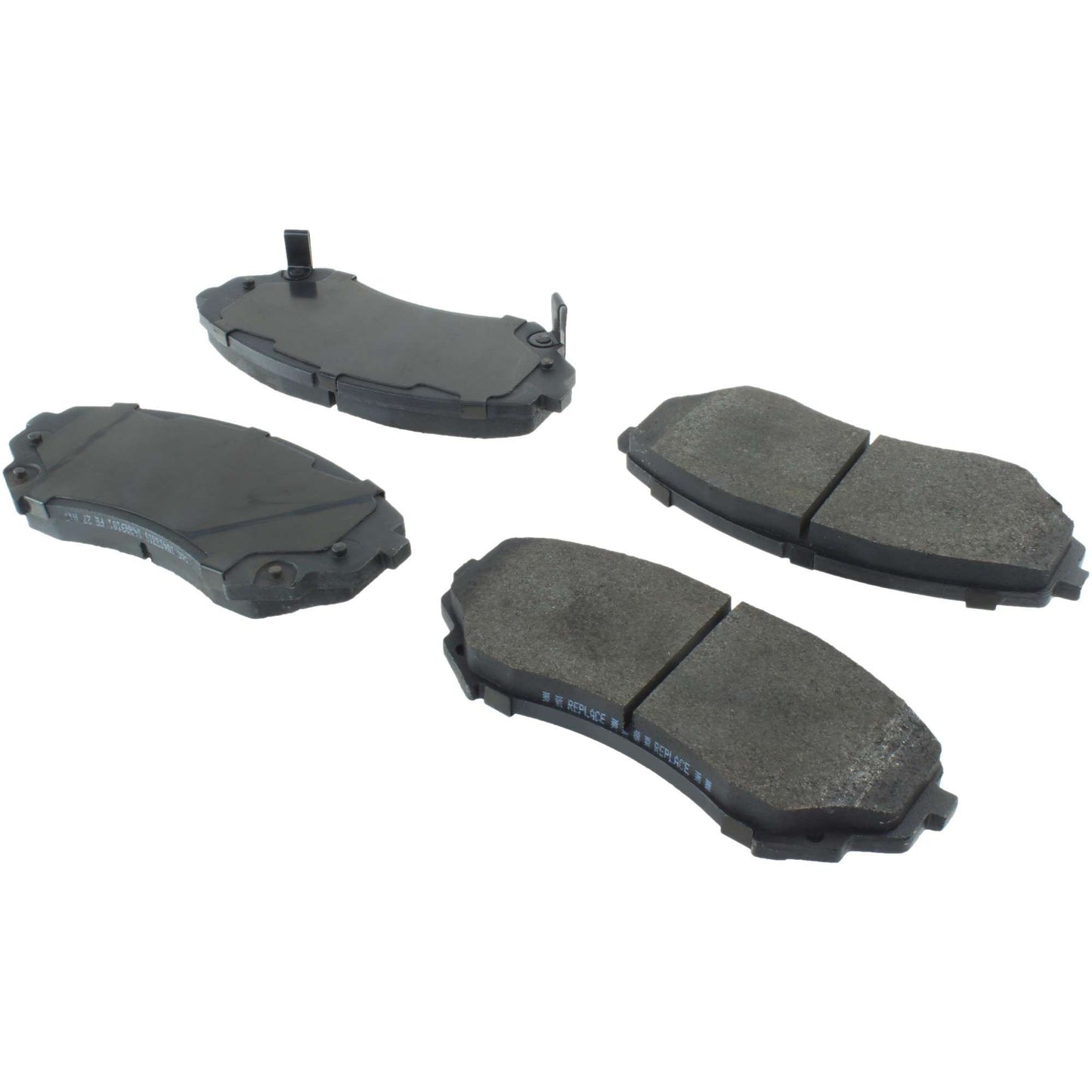 Centric Parts Disc Brake Pad Set with Posi Quiet for 100% Scorched, 100% Shimmed – 104.13310