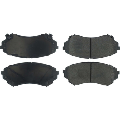 Centric Parts Disc Brake Pad Set with Posi Quiet for 100% Scorched, 100% Shimmed – 104.13310