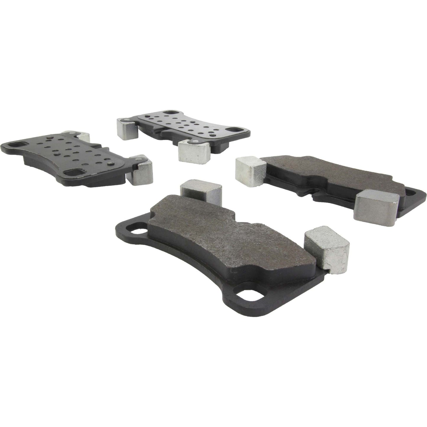 Centric Parts Disc Brake Pad Set Semi-Metallic with Posi Quiet for 2007-2015 Audi Q7, 2008 Porsche Cayenne, 2008-2009 Volkswagen Touareg 104.13500