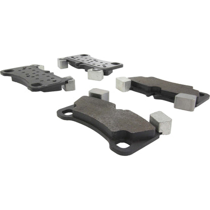 Centric Parts Disc Brake Pad Set Semi-Metallic with Posi Quiet for 2007-2015 Audi Q7, 2008 Porsche Cayenne, 2008-2009 Volkswagen Touareg 104.13500