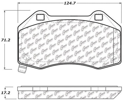 Centric Parts Disc Brake Pad Set with Posi Quiet technology 104.13790
