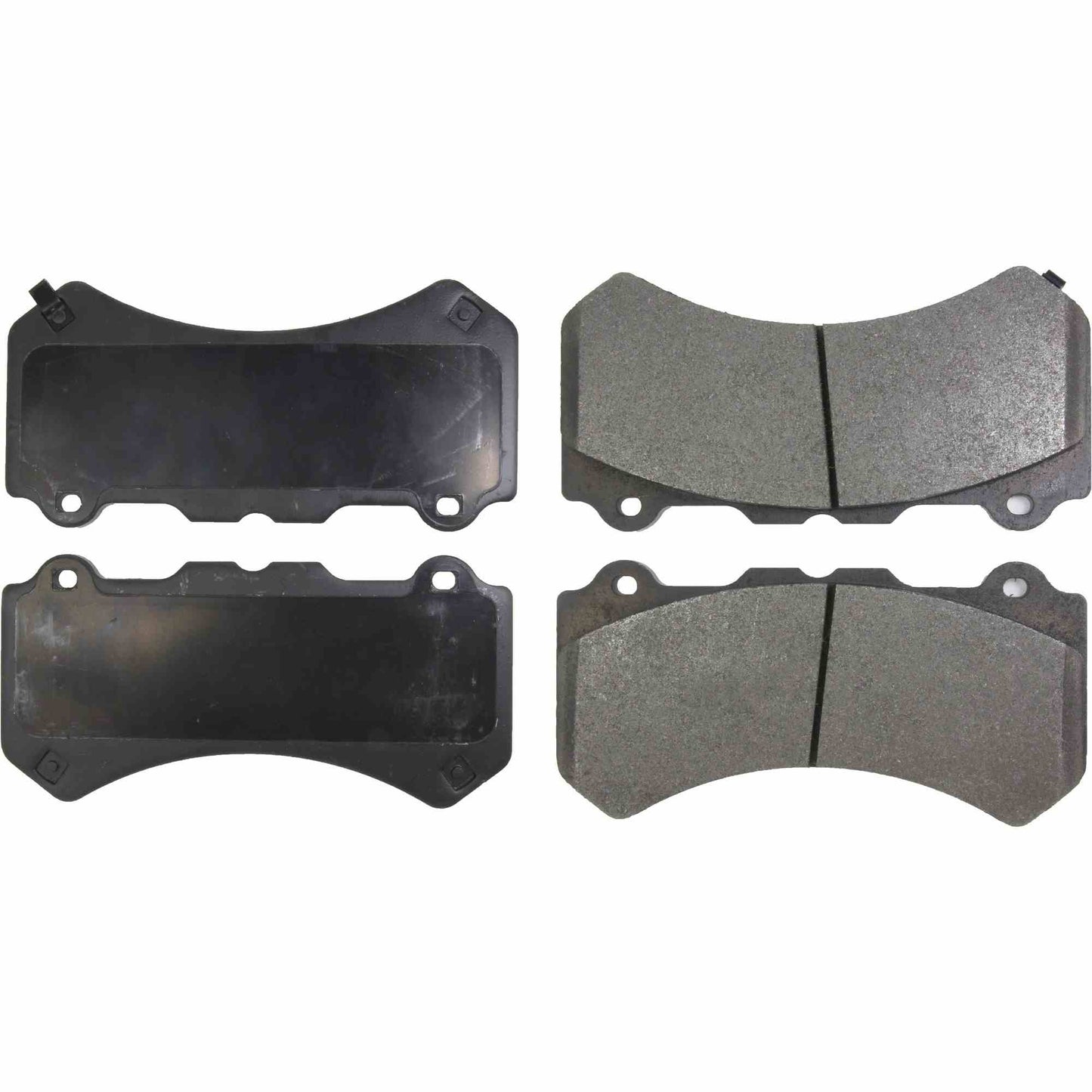 Centric Parts Disc Brake Pad Set with Posi Quiet for 100% Scorched, 100% Shimmed – 104.13820