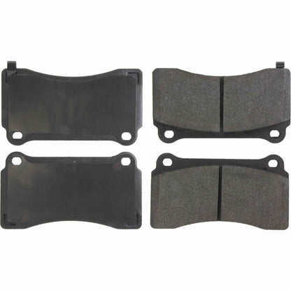 Centric Parts Disc Brake Pad Set Semi-Metallic with Posi Quiet for 2009-2021 Nissan GT‑R 104.13830