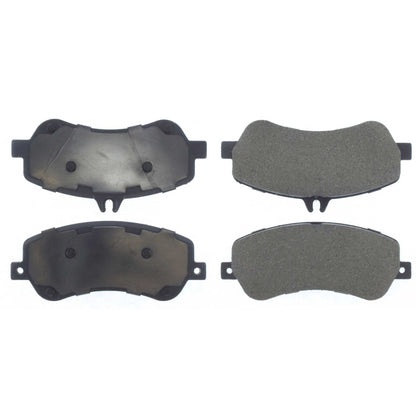 Centric Parts Disc Brake Pad Set Posi Quiet Semi-Metallic with Hardware for 2009-2015 Mercedes-Benz GLK Series 104.14060