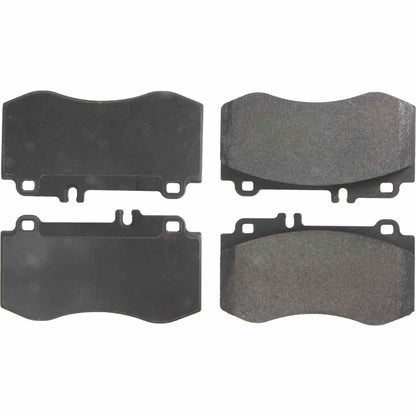 Centric Parts Disc Brake Pad Set Semi-Metallic with Posi Quiet for 2015-2017 Mercedes-Benz CLS400, 2010-2016 E350, 2011-2015 E400, 2010-2011 E550 104.14200