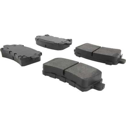 Centric Parts Disc Brake Pad Set Posi Quiet Semi-Metallic with Hardware for 2010 Buick Allure, 2010-2011 LaCrosse, 2011 Regal, 2011 Saab 9-5 104.14300