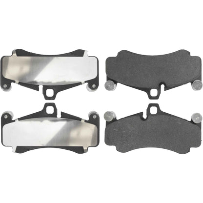 Centric Parts Disc Brake Pad Set Semi-Metallic with Posi Quiet for 2010-2011 Porsche 911 104.14310