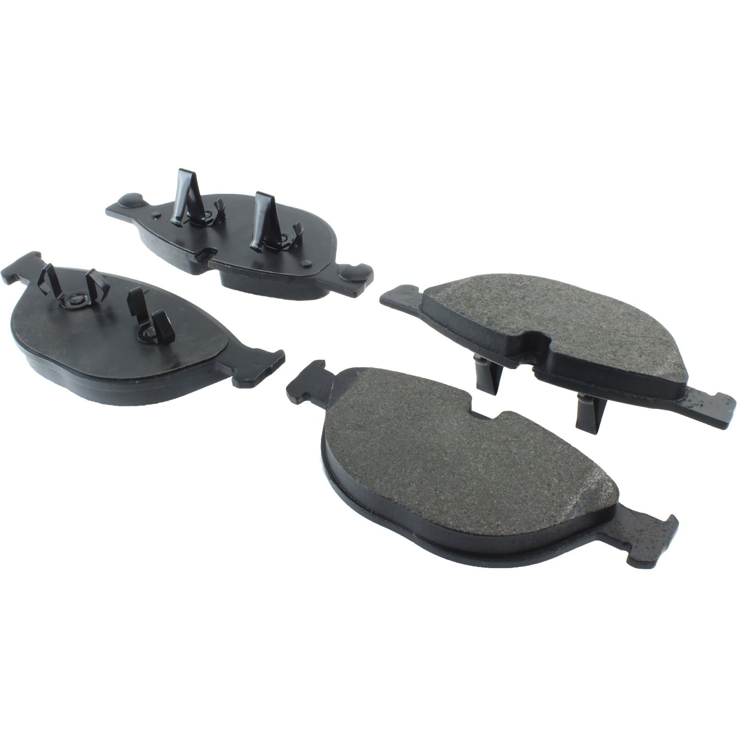 Centric Parts Disc Brake Pad Set Posi Quiet Semi-Metallic with Hardware for 2010-2015 Jaguar XF, XFR, XFR-S, XJ, XJR, XKR 104.14480