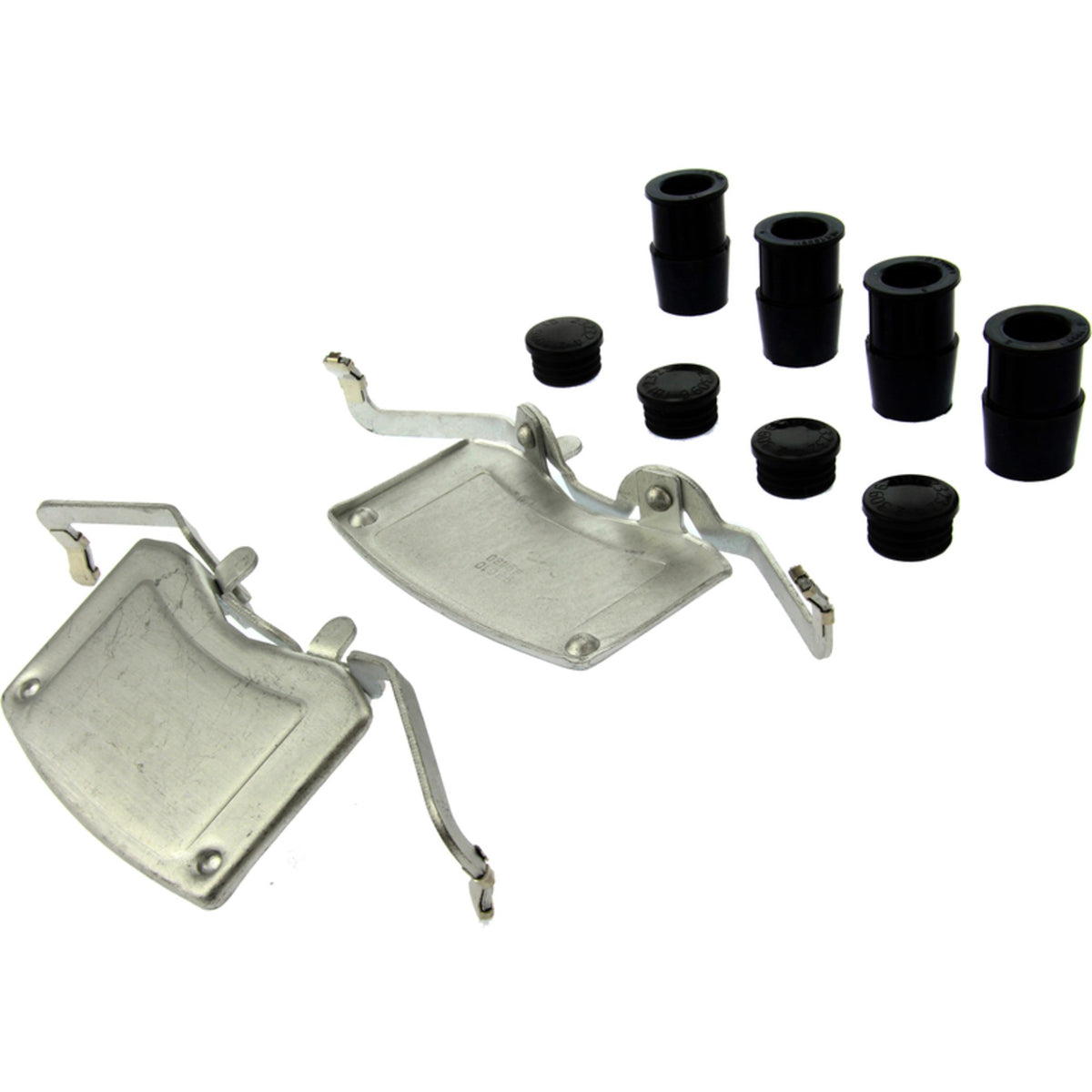 Centric Parts Disc Brake Pad Set Posi Quiet Semi-Metallic with Hardware for 2010-2015 Jaguar XF, XFR, XFR-S, XJ, XJR, XKR 104.14480
