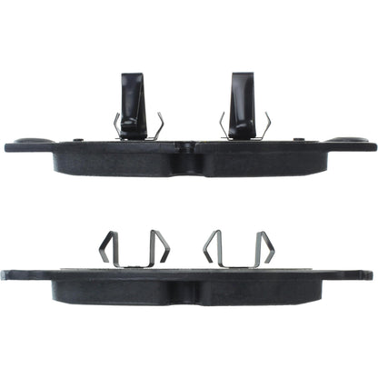 Centric Parts Disc Brake Pad Set Posi Quiet Semi-Metallic with Hardware for 2010-2015 Jaguar XF, XFR, XFR-S, XJ, XJR, XKR 104.14480