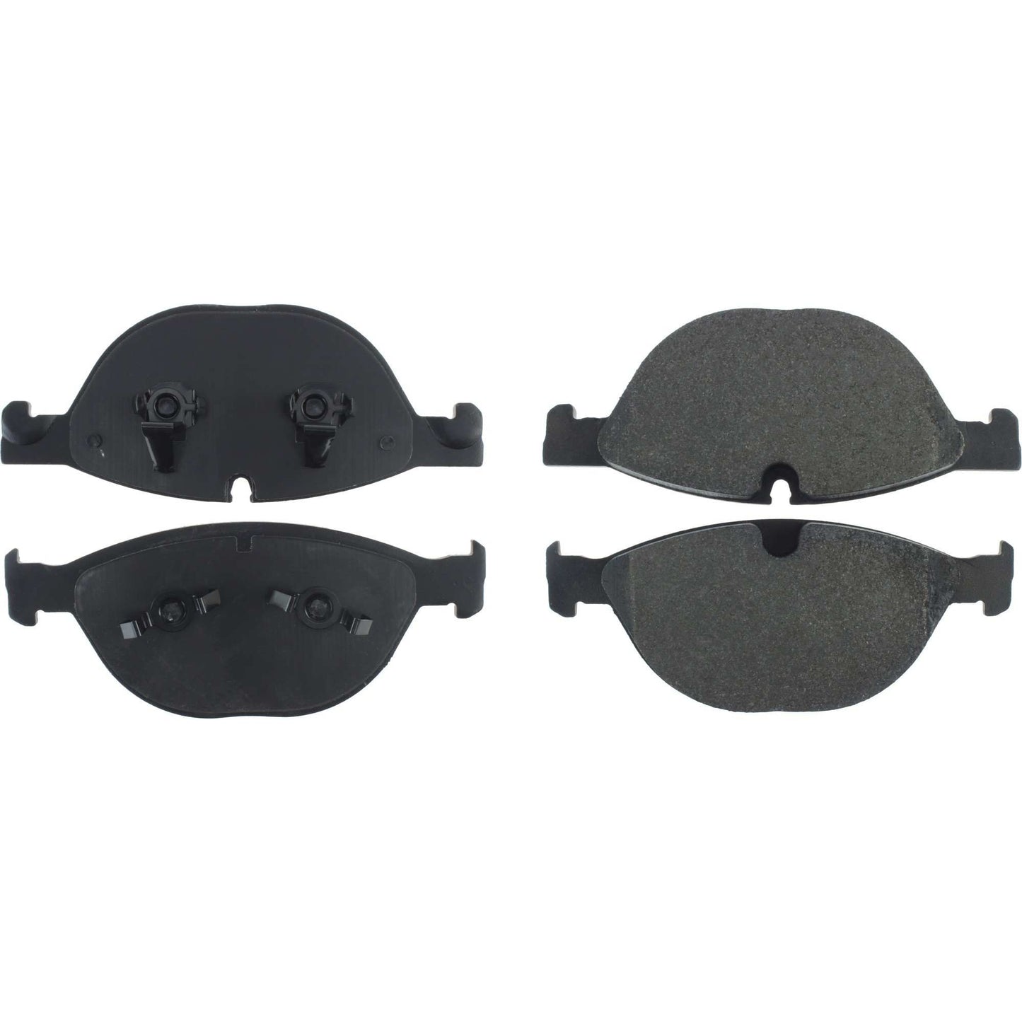Centric Parts Disc Brake Pad Set Posi Quiet Semi-Metallic with Hardware for 2010-2015 Jaguar XF, XFR, XFR-S, XJ, XJR, XKR 104.14480