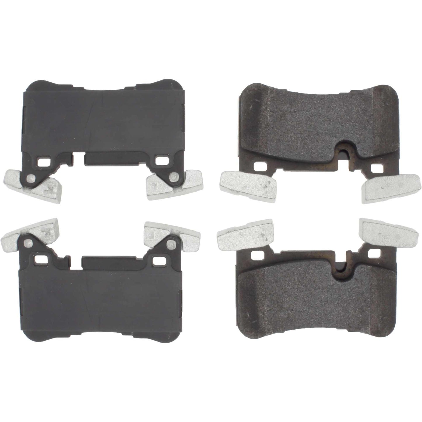 Centric Parts Disc Brake Pad Set Posi Quiet Semi-Metallic with Noise and Vibration Reduction for 2012-2016 Mercedes-Benz C63 AMG CLS63 AMG E63 AMG 104.14500