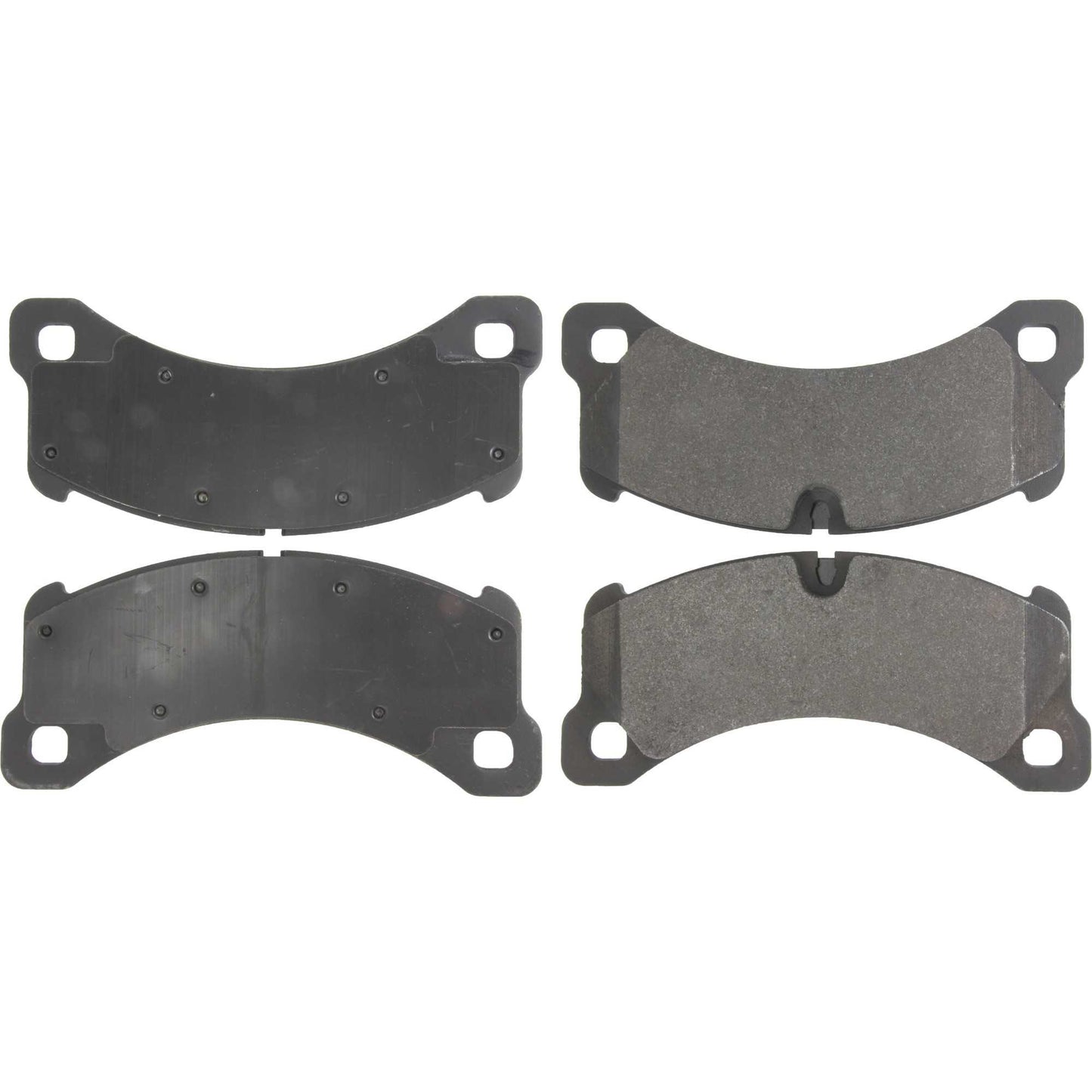 Centric Parts Disc Brake Pad Set Semi-Metallic with Posi Quiet for 2011-2018 Porsche Cayenne, 2015-2019 Porsche Macan, 2017-2020 Porsche Panamera 104.14520