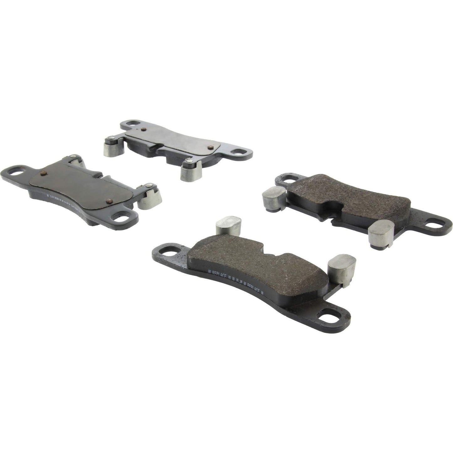 Centric Parts Disc Brake Pad Set Semi-Metallic with Posi Quiet for 2011-2018 Porsche Cayenne 2011-2018 Volkswagen Touareg 104.14530