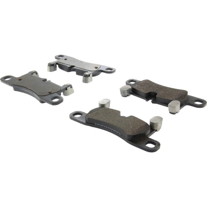 Centric Parts Disc Brake Pad Set Semi-Metallic with Posi Quiet for 2011-2018 Porsche Cayenne 2011-2018 Volkswagen Touareg 104.14530