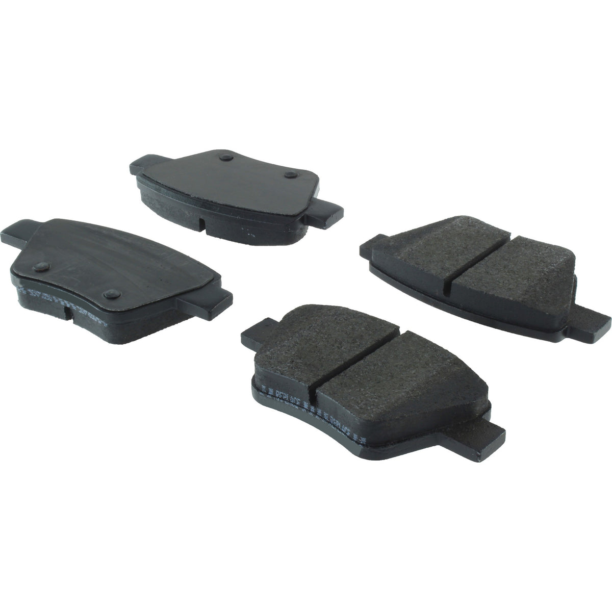Centric Parts Disc Brake Pad Set Semi-Metallic with Posi Quiet for 2005-2018 Audi A3, Volkswagen Beetle, Seat Freetrack and related models 104.14560