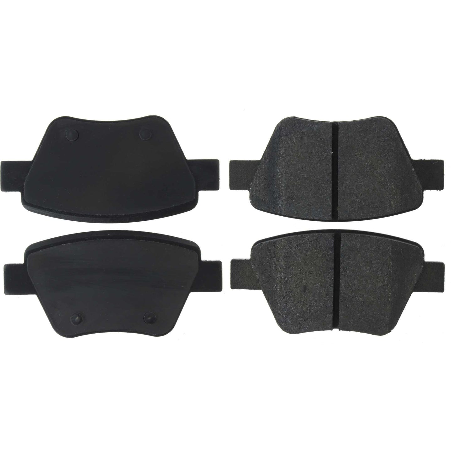 Centric Parts Disc Brake Pad Set Semi-Metallic with Posi Quiet for 2005-2018 Audi A3, Volkswagen Beetle, Seat Freetrack and related models 104.14560