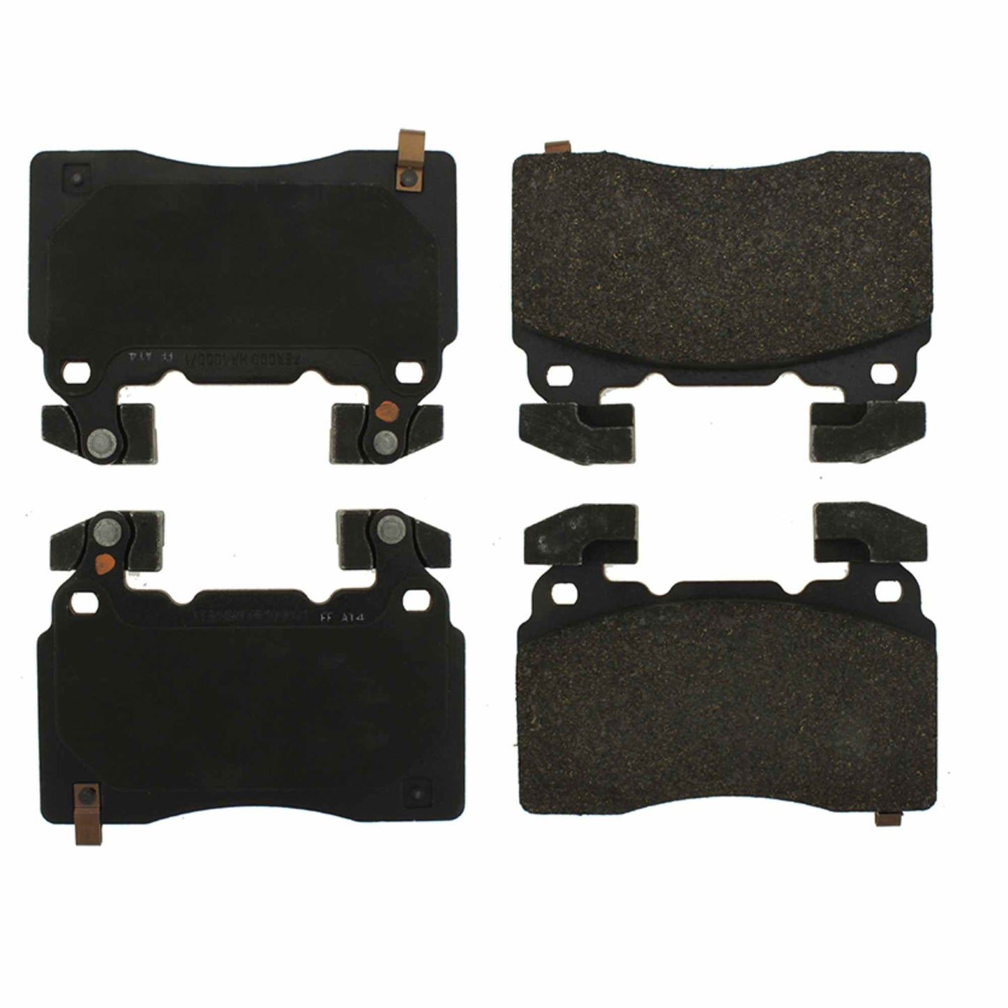 Centric Parts Disc Brake Pad Set Semi-Metallic with Posi Quiet for 2020 Cadillac CT6 2017-2014 Chevrolet SS 2016-2012 Tesla S 104.14741