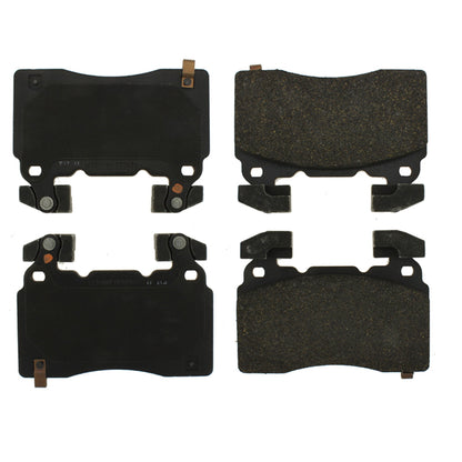Centric Parts Disc Brake Pad Set Semi-Metallic with Posi Quiet for 2020 Cadillac CT6 2017-2014 Chevrolet SS 2016-2012 Tesla S 104.14741