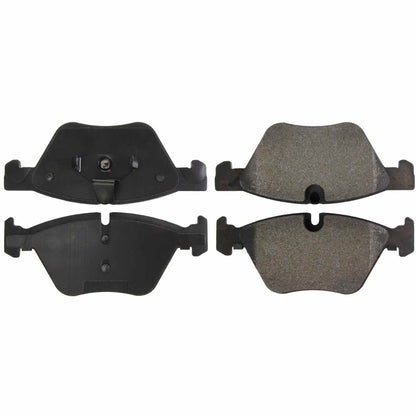 Centric Parts Disc Brake Pad Set Posi Quiet Semi-Metallic with Hardware for 2011-2015 BMW 528i xDrive 104.15040