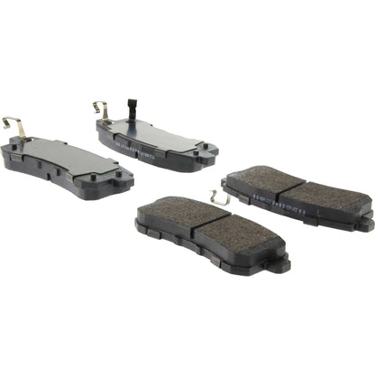 Centric Parts Disc Brake Pad Set Semi-Metallic with Posi Quiet for 2011-2013 Infiniti QX56, 2014-2020 Infiniti QX80, 2017-2022 Nissan Armada 104.15100