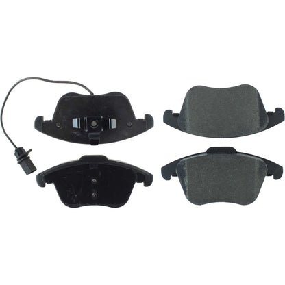 Centric Parts Disc Brake Pad Set Semi-Metallic with Posi Quiet for 2009-2015 Audi A4, 2009-2016 Audi A5, 2012-2010 Audi A5 Quattro, 2013-2016 Audi allroad 104.15350