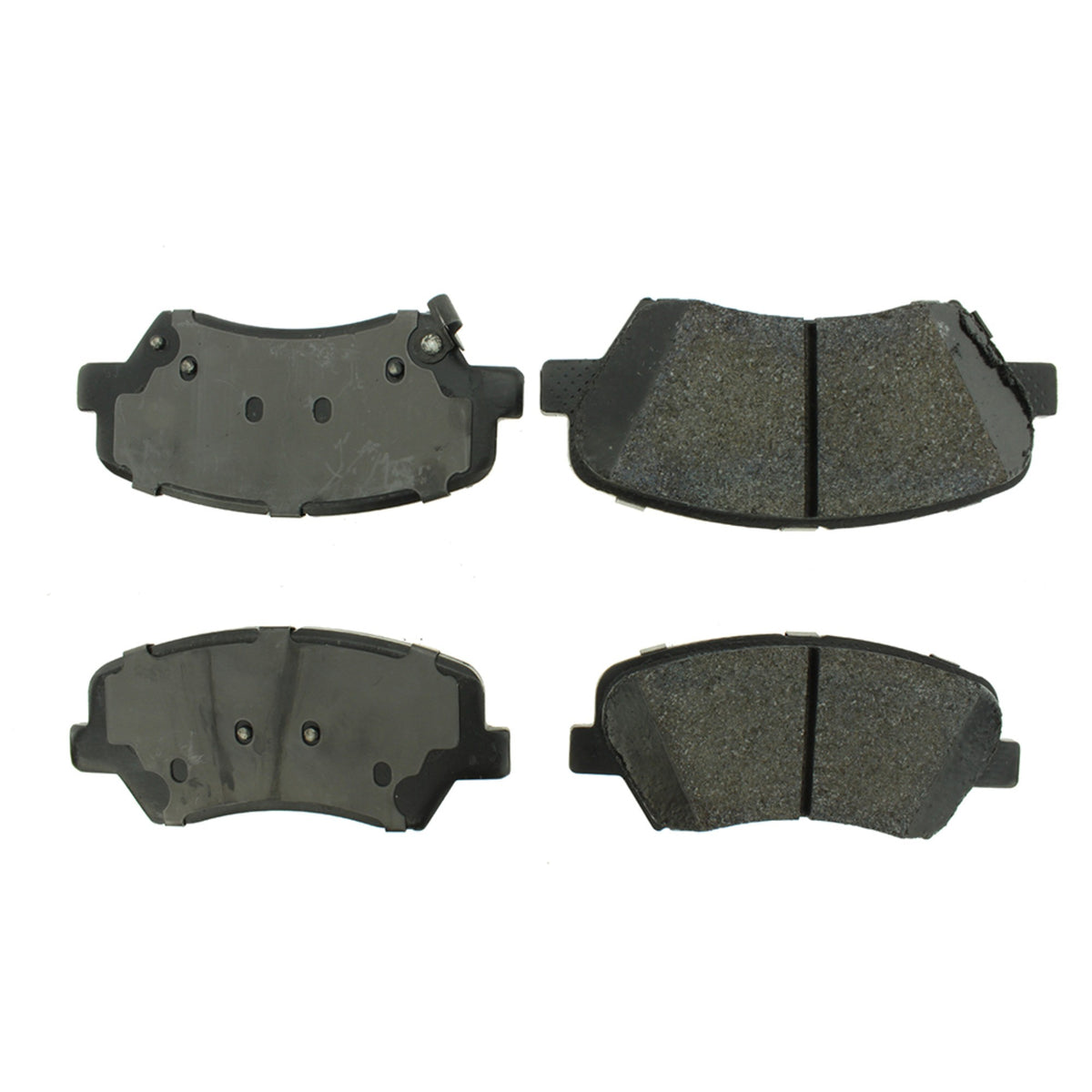 Centric Parts Disc Brake Pad Set Semi-Metallic with Posi Quiet for 2011-2016 Hyundai Elantra and 2013-2014 Elantra Coupe 104.15430