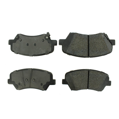 Centric Parts Disc Brake Pad Set Semi-Metallic with Posi Quiet for 2011-2016 Hyundai Elantra and 2013-2014 Elantra Coupe 104.15430