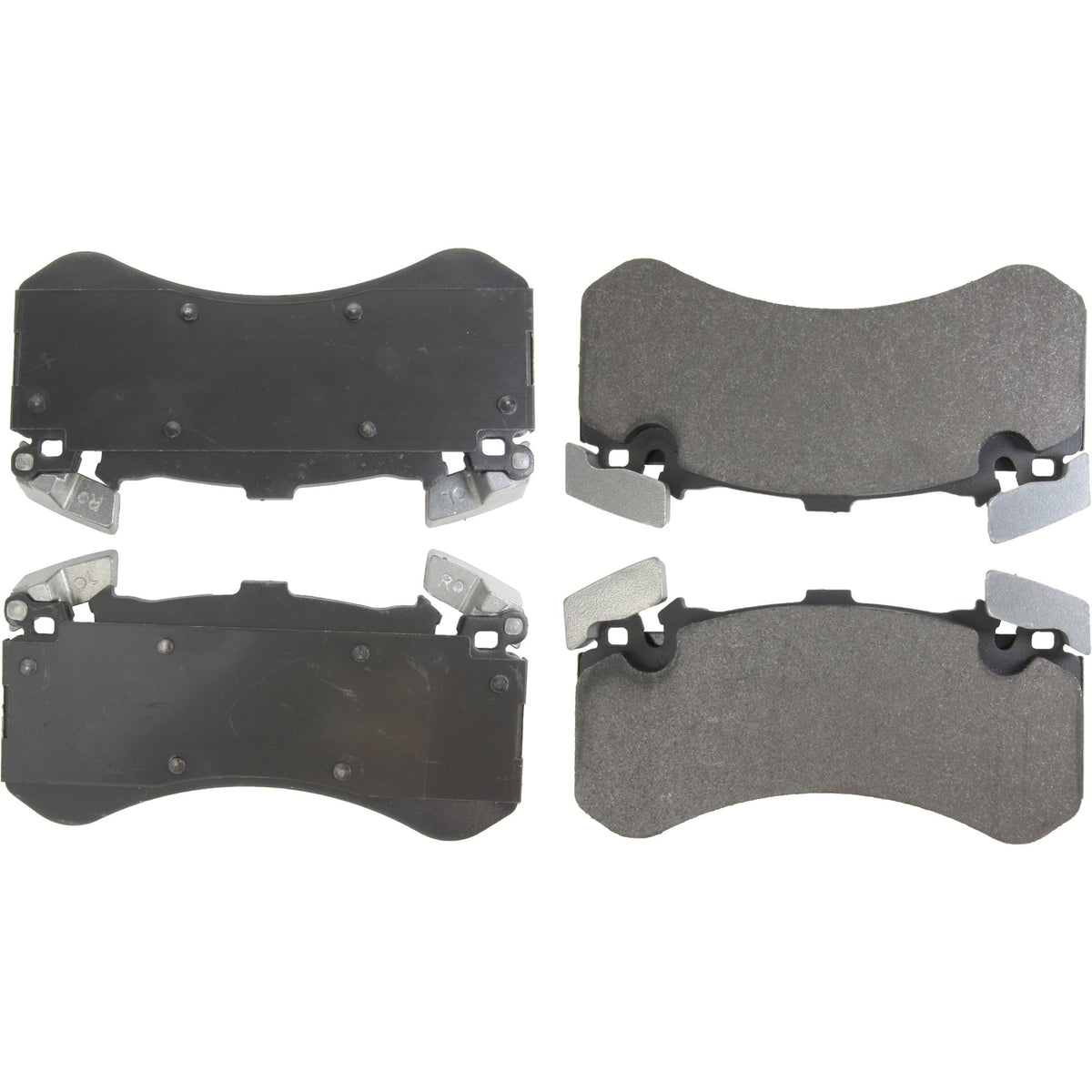 Centric Parts Disc Brake Pad Set Semi-Metallic with Posi Quiet for 2016-2018 Audi A7 Quattro, 2012-2018 Audi A8 Quattro, 2013-2018 Audi S6, 2013-2017 Audi S7 & S8 104.15750