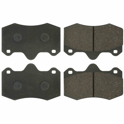 Centric Parts Disc Brake Pad Set Semi-Metallic Posi Quiet for 2010-2014 Lotus Evora 104.15980