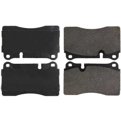 Centric Parts Disc Brake Pad Set Posi Quiet with 100% Shimmed and Scorched for 104.16000
