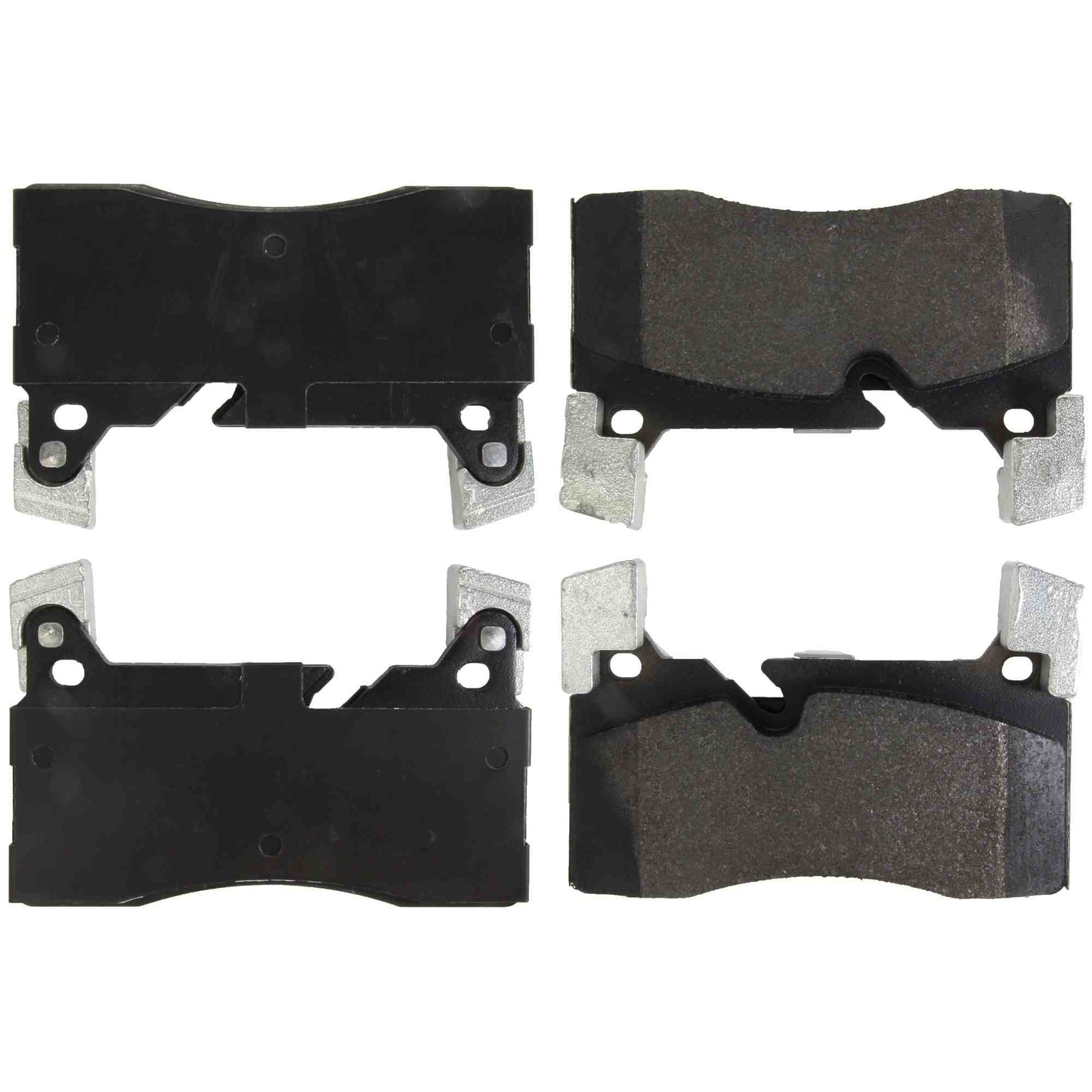 Centric Parts Disc Brake Pad Set Semi-Metallic with Posi Quiet for 2011-2015 Mercedes-Benz SLS AMG 104.16070